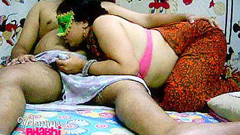 Lusty Velamma Bhabhi Sucks Cock Like a Whore, Driving Her Lover Wild With Pleasure