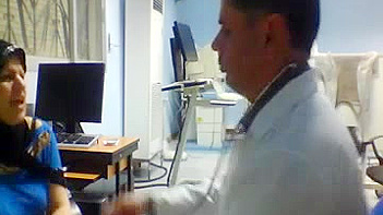 Doctor Gets Handsy with Arab Housewife’s Juicy Boobs