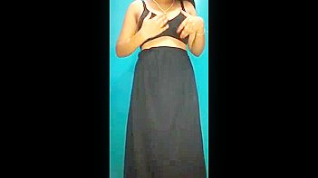 Indian Housewife Strips Naked, Tiny Tits, Sexy As Hell