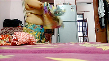 Big-Ass Desi Bhabhi Gets Filmed Naked By Her Horny Young Devar In The Bedroom
