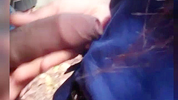 Desi Indian GF Sucks Dick in Outdoor Sex Scandal, Wild Blowjob Action