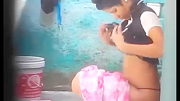 Indian Village Chick Gets Filmed Taking a Sexy Outdoor Shower