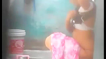 Indian Village Chick Gets Filmed Taking a Sexy Outdoor Shower