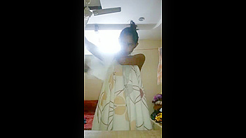 Indian Chick Strips Down and Dresses Up After Shower - Amateur Porn Action