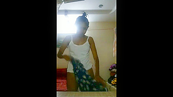 Indian Chick Strips Down and Dresses Up After Shower - Amateur Porn Action