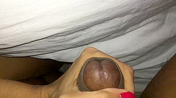 Indian Bhabhi Sucking Her Husband’s Hard Cock Like a Whore