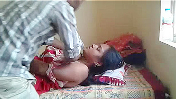 Indian Couple Caught in Raw Bedroom Action
