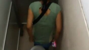 Kinky Indian College Girl Gets Filmed Peeing in the Bathroom, Juicy Details Caught on Tape