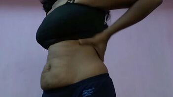 Amateur Bhabhi Stripping Down In Bedroom With Husband, Naughty Action Unleashed
