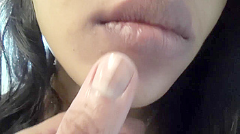 Desi Wife Kajol in Tight Black Dress Sucking Dick Like a Whore