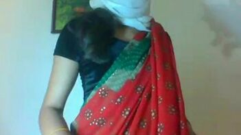 Sunita Bhabhi’s Face Covered, Strips Naked, Showing Juicy Boobs, Damn Hot Action