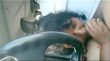 Tamil Bhabhi Sucks Dick in Car, Chubby Slut Devours Lover Like a Whore