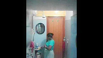 Mature Indian Chick Gets Soaked and Soapy in the Shower