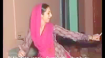 Indian Aunty From Haryana Dances Seductively at Wild Party