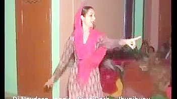Indian Aunty From Haryana Dances Seductively at Wild Party