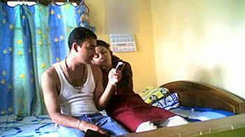 Indian Couple Caught in Intense Passionate Sex Session Online