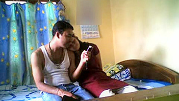 Indian Couple Caught in Intense Passionate Sex Session Online