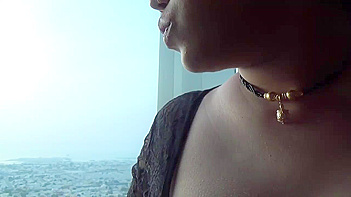 Indian Aunty with Huge Tits Teases and Sucks Like a Whore