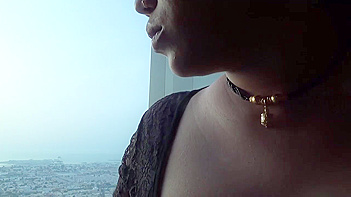 Indian Aunty with Huge Tits Teases and Sucks Like a Whore