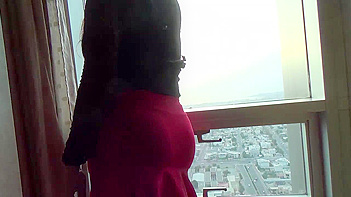 Indian Aunty with Huge Tits Teases and Sucks Like a Whore