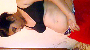 Indian Bhabhi Strips Teasingly In Front Of The Damn Camera