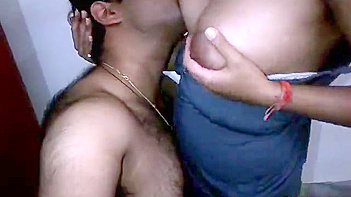 Shipla Bhabhi’s Massive Tits Getting Sucked by Her Horny Husband