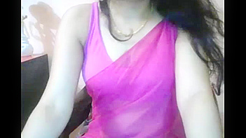 Indian Bhabhi Strips Down in Purple Sari, Pussy Soaked and Ready