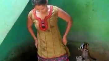 Desi Aunty Palak in Tight Lingerie Teasing the Shit Out of Me