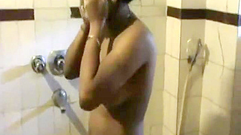 Indian Wife Gets Soaked in Shower After Wild Sex Session - Cam Recorded