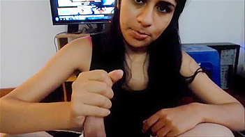 Indian Chick Sucking Dick Like a Whore, Wet Mouth, Wild Action