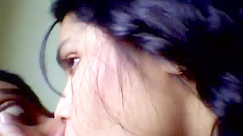 Desi Couple Kissing Like Their Lives Depend On It, Damn Sexy Indian GF