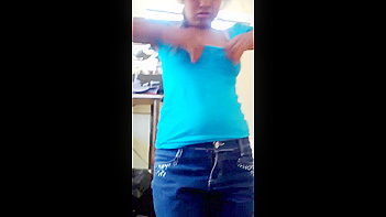 Busty Desi Teen Flashing Her Massive Tits and Dripping Pussy