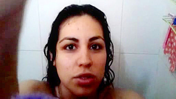 Indian Babe Gets Soaked and Soapy in the Shower