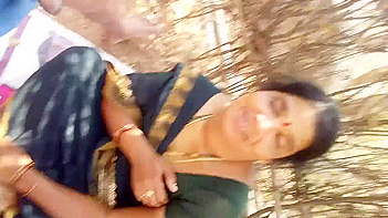 Indian MILF Sucks Dick Like a Whore in Outdoor Blowjob Session