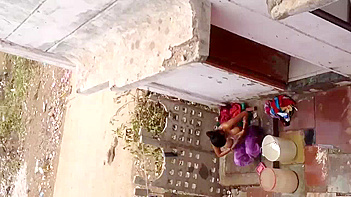 Filthy Neighbor Catches Desi Bhabhi Showering, Raw Footage Leaked Online