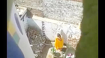 Next Door Desi Aunty Gets Naked in the Shower, Soaking Wet and Filthy