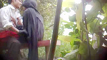 Indian College Couple Getting Wild and Dirty in the Garden