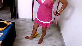 Shipla Bhabhi Strutting in Lacy Lingerie,Caught Naked on Camera