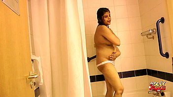 Indian Babe Rupali Strips Naked and Masturbates in the Fucking Bathroom