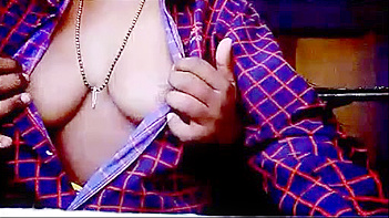 Indian GF’s Natural Tits Exposed by Dickhead Husband