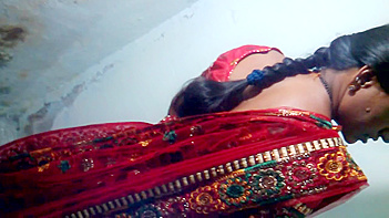 Indian Wife in Sari Sucks Dick Like a Whore and Cums Hard