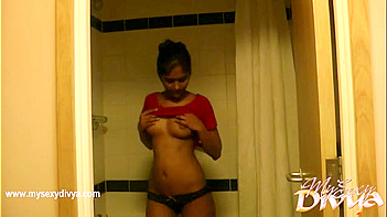 Divya’s Early Morning Shower Got Me Hard, Shaking That Juicy Curvy Ass Like Damn