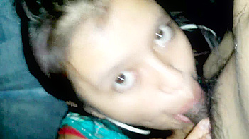 Indian Aunty Sucks Dick Like a Whore, Making Hubby Cum Hard