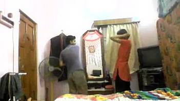 Kolkata Indian Couple Sucking Boobs in Steamy Romance Scene