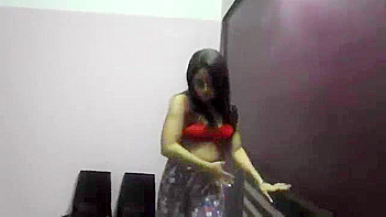 Indian Babe Dances and Strips, Showing Off Her Tight Pussy and Big Tits