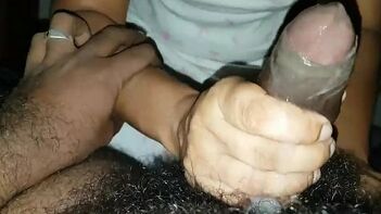 Indian Bhabhi Gives Mind-Blowing Handjob, Sucking Dick Like a Whore