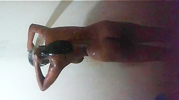Filthy Hot Indian Bombshell Babe Getting Naked And Soaked In The Bathroom
