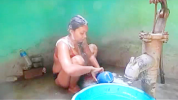 Desi MILF with Juicy Tits Caught Naked in Raw Action