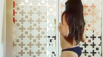 Indian Chick Strips Down, Fingers Her Pussy, and Moans Like a Fucking Animal