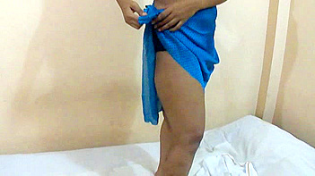 Indian Jaya Aunty Ripping Off Her Bra and Panties, Naked and Ready